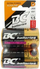 BC Batteries Alkaline D LR20/AM1 batérie 2ks