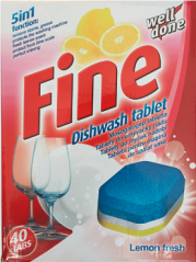 Well Done Fine tablety do umývačky 40ks
