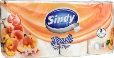 Sindy Peach WC papír 8db