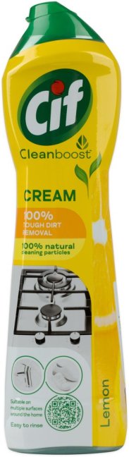 Cif Cream Cleanboost Lemon 500ml