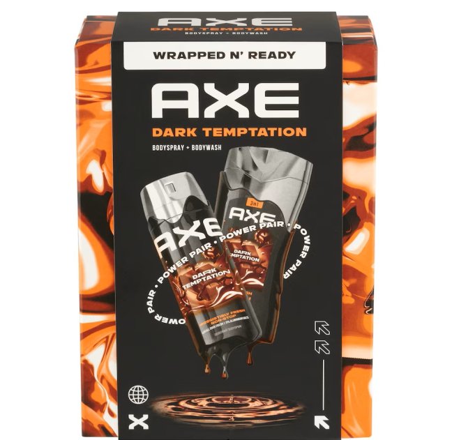 Axe Dark Temptation Gift Set Bodyspray 150ml + Tusfürdő 250ml
